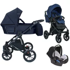   Mama Kiddies® Gino 3v1 multifunkčný kočík s príslušenstvom v modrej farbe