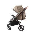 Detský športový kočík Mama Kiddies TWIN JAM v hnedej farbe pre dvojičky +darček dvojitý držiak na fľaše