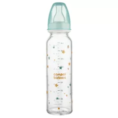 Canpol babies Sklenená fľaša s úzkym hrdlom 240 ml TOYS