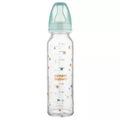 Canpol babies Sklenená fľaša s úzkym hrdlom 240 ml TOYS