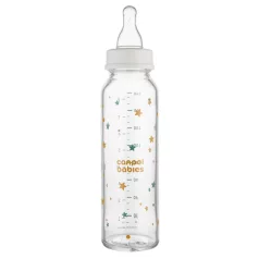 Canpol babies Sklenená fľaša s úzkym hrdlom 240 ml TOYS