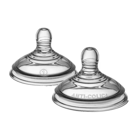 Tommee Tippee Advanced Anti-Colic cumlík na fľašu s pomalým prietokom 2 ks M