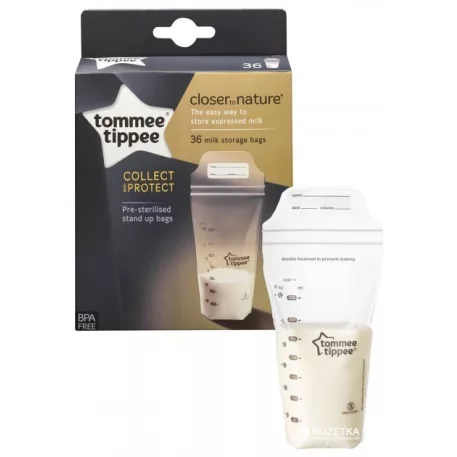 Tommee Tippee sáčky na uskladnenie materského mlieka 350 ml., 36ks