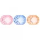 Miska na kŕmenie Tommee Tippee Basics 3 ks - modrá