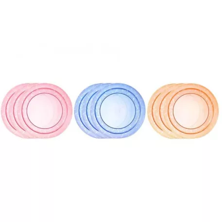 Miska na kŕmenie Tommee Tippee Basics 3 ks - modrá