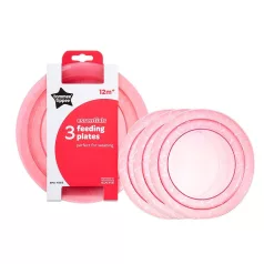 Miska na kŕmenie Tommee Tippee Basics 3 ks - modrá