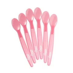 TOMMEE TIPPEE Lyžičky 6 ks Basic - ruzová
