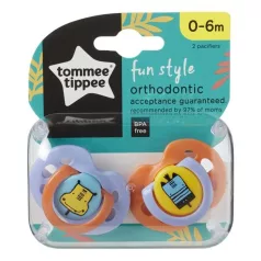 TOMMEE TIPPEE Fun style cumlík 0-6 mesiacov - dievčenské