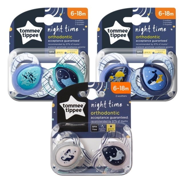 Chupetes Tommee Tippee Closer to Nature Night Time 0-2 meses - 2