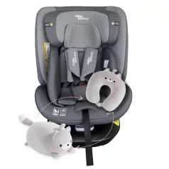   Mama Kiddies® iSize Capry ISOFIX 360° otočná autosedačka (40–150 cm) v sivej farbe + darček