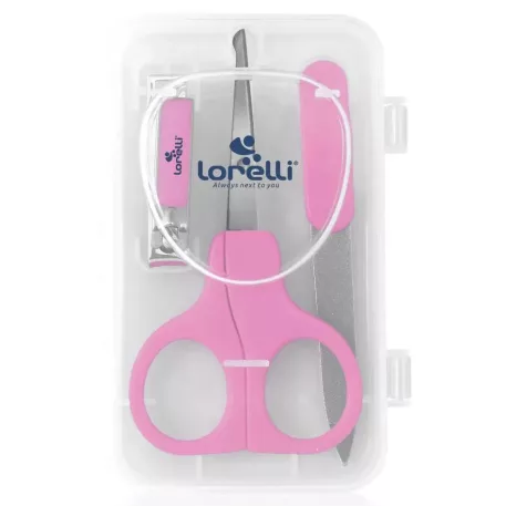 Sada manikúry Baby Care v držiaku - ružová