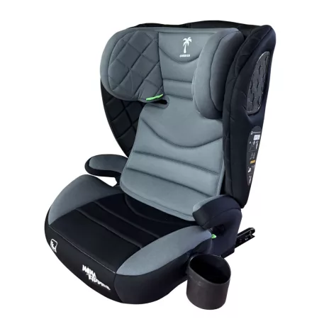 Mama Kiddies® i-Fix Corsica detská autosedačka (100 – 150 cm) v svetlosivej farbe + Darček