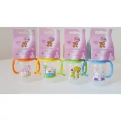   Baby Bruin kojenecká fľaša bez BPA s uškom, 125 ml + Darček - modrá