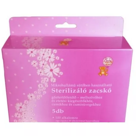 Baby Bruin sterilizačné sáčky do mikrovlnnej rúry - 5 ks