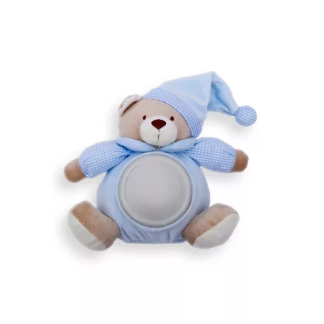 BabyBruin plyšový medvedík s nočným svetlom 20 cm - chlapčenské