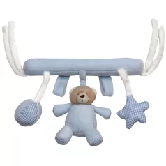 Baby Bruin plyšový macko vešiak  23 cm - modrá