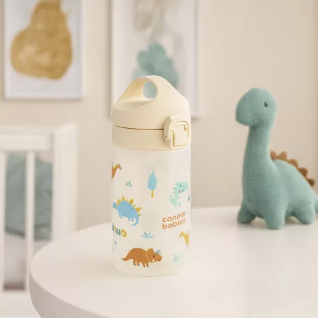 Canpol babies Fľaša JUNIOR pre deti  400ml krémová