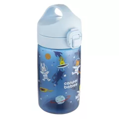 Canpol babies Fľaša JUNIOR 400ml modrá