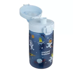 Canpol babies Fľaša JUNIOR 400ml modrá