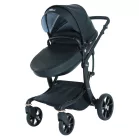Mama Kiddies® New York 3v1 multifunkčný kočík s príslušenstvom v čiernej farbe + darček