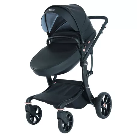 Mama Kiddies® New York 3v1 multifunkčný kočík s príslušenstvom v čiernej farbe + darček