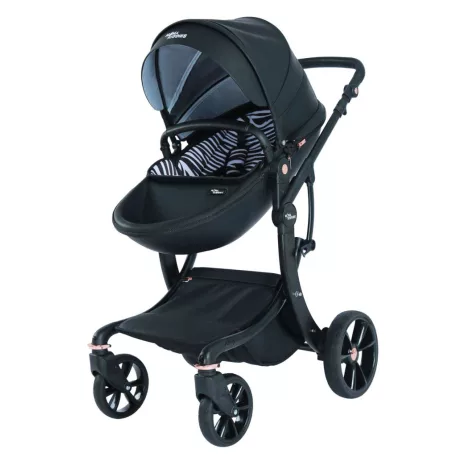 Mama Kiddies® New York 3v1 multifunkčný kočík s príslušenstvom v čiernej farbe + darček