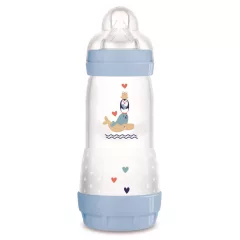 Dojčenská fľaša MAM Anti-Colic 320 ml – modrá