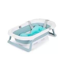   Chipolino Isla skladacia vanička so sieťovanou podložkou 81 cm-blue