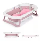 Chipolino Isla skladacia vanička so sieťovanou podložkou 81 cm-pink