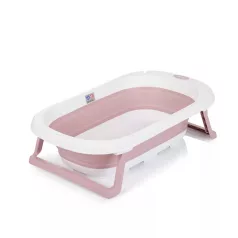   Chipolino Isla skladacia vanička so sieťovanou podložkou 81 cm-pink