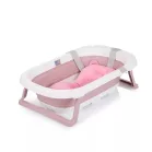 Chipolino Isla skladacia vanička so sieťovanou podložkou 81 cm-pink