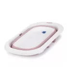 Chipolino Isla skladacia vanička so sieťovanou podložkou 81 cm-pink