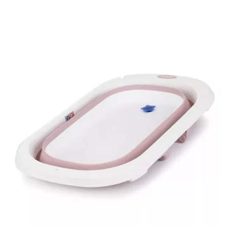 Chipolino Isla skladacia vanička so sieťovanou podložkou 81 cm-pink