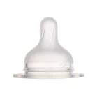 Canpol babies Cumlík silikónový k fľaši S-Shape 0m+ 2ks mini