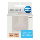 Canpol babies Cumlík silikónový k fľaši S-Shape 3m+ 2ks pomalý