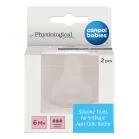 Canpol babies Cumlík silikónový k fľaši S-Shape 6m+ 2ks stredný