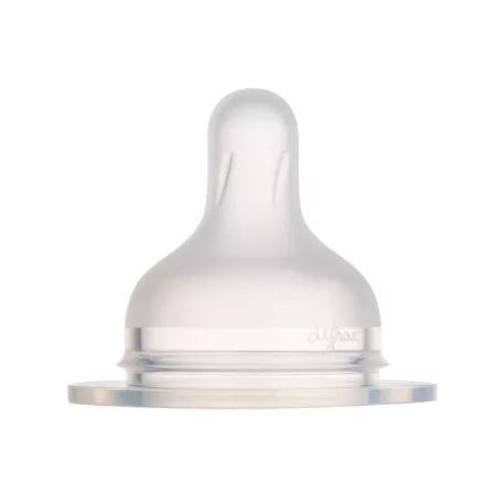 Canpol babies Cumlík silikónový k fľaši S-Shape 9m+ 2ks rýchly
