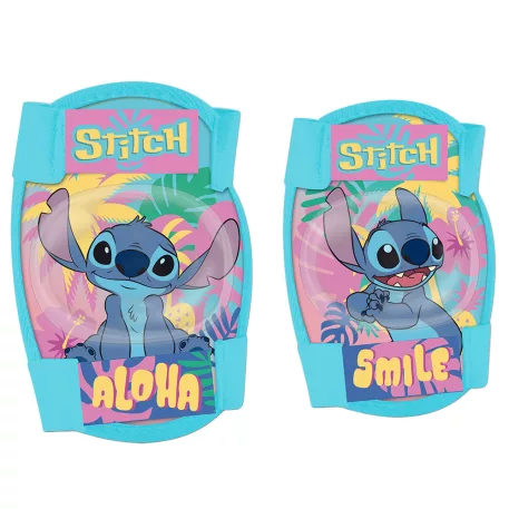 Chrániče na kolená a lakte s motívom Stitch