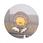 Chipolino Capri fix cestovná postieľka – Lion beige