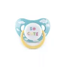 Baby Care cumlík s krytom 2 ks 6M+ žltá/modrá