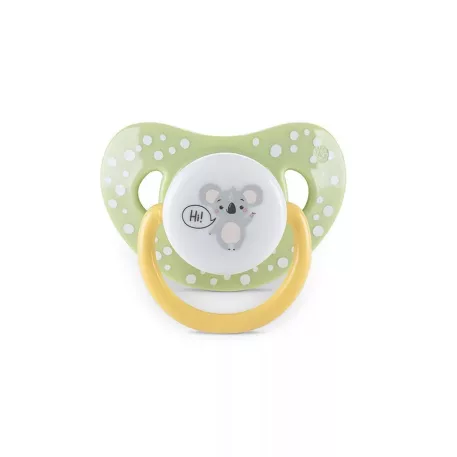 Baby Care cumlík s krytom 2 ks 6M+ žltá/zelená