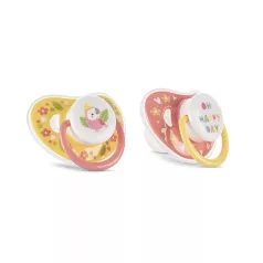 Baby Care cumlík s krytom 2 ks 6M+ žltá/ružová