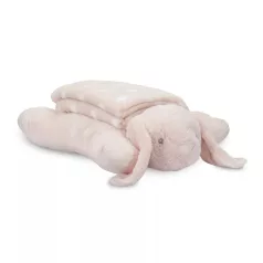   Lorelli Poffy Duo deka 75 × 90 cm s vankúšom 45 × 30 cm – Peach Bunny