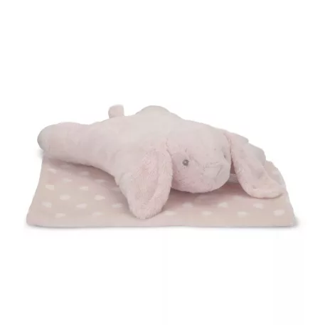 Lorelli Poffy Duo deka 75 × 90 cm s vankúšom 45 × 30 cm – Peach Bunny