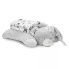 Lorelli Poffy Duo deka 75 × 90 cm s vankúšom 45 × 30 cm – White Grey Teddy Bear