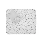 Lorelli Poffy Duo deka 75 × 90 cm s vankúšom 45 × 30 cm – White Grey Teddy Bear