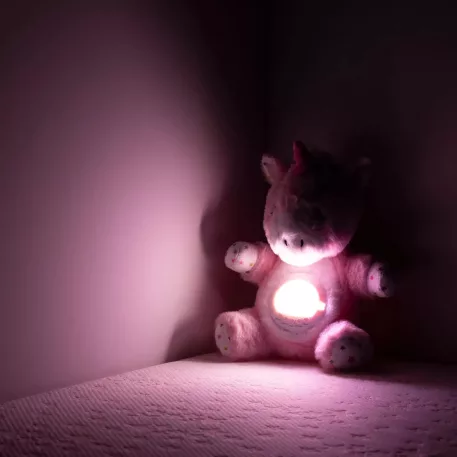Hudobná plyšová hračka s projektorom Chipolino – Jednorožec