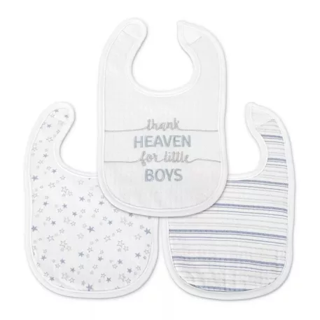 Lorelli Natural podbradníky na suchý zips 3 ks – pre chlapcov