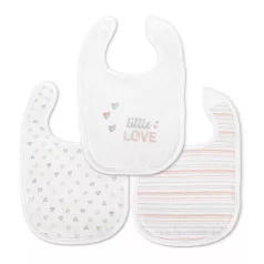   Lorelli Natural podbradníky na suchý zips 3 ks – pre dievčatá