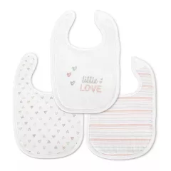   Lorelli Natural podbradníky na suchý zips 3 ks – pre dievčatá